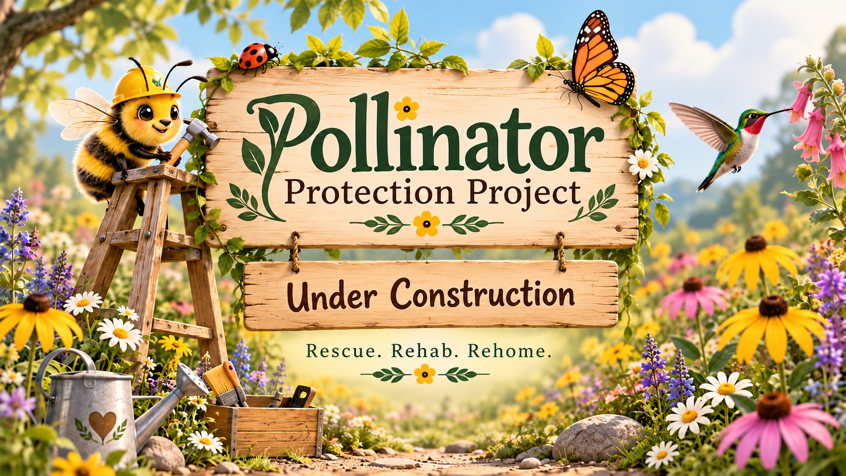 pollinator project under construction